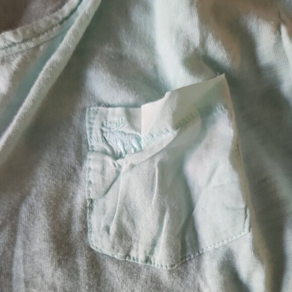 Abercrombie & Fitch Light Green Blouse - Picture 6 of 8